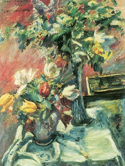 Lovis Corinth Flieder und Tulpen china oil painting image